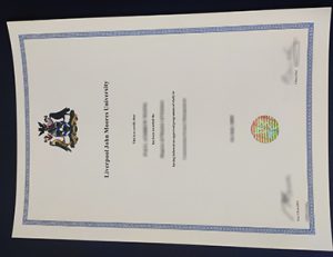 利物浦约翰摩尔斯大学毕业证 Liverpool John Moores University certificate (LJMU)