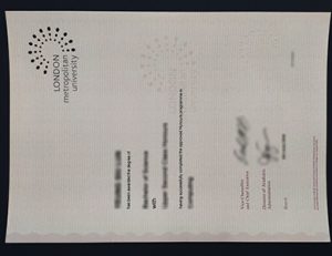 伦敦城市大学理学学士学位 London Metropolitan University degree of Bachelor of Science