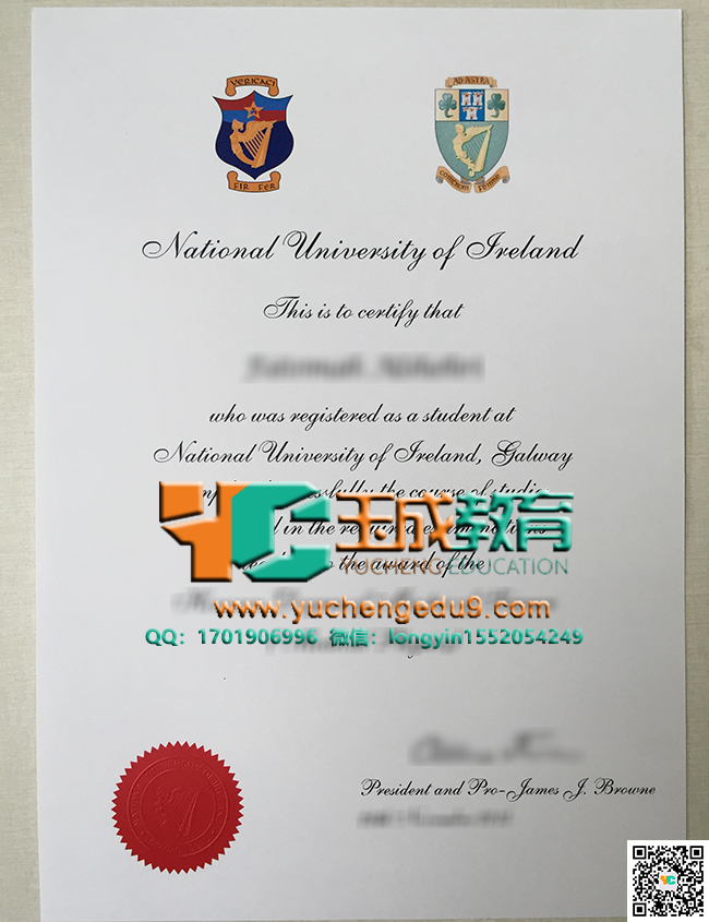 爱尔兰国立大学毕业证 National University of Ireland degree (NUI) 