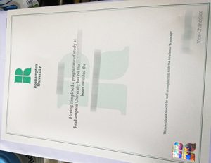 罗汉普顿大学证书 University of Roehampton certificate