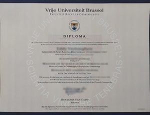犯罪学理学硕士学位 Vrije Universiteit Brussel (VUB) degree of Master of Science in de criminologie