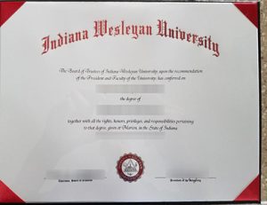 印第安纳卫斯理大学毕业证 Indiana Wesleyan University degree