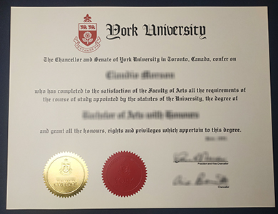 老版约克大学毕业证，在线购买约克大学1995版证书 Old York University degree