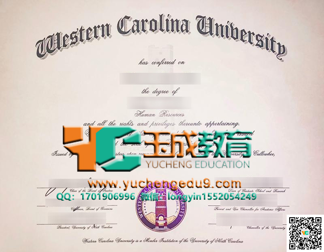 西卡罗来纳大学毕业证 Western Carolina University (WCU) degree