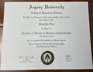 阿戈西大学毕业证 Argosy University degree