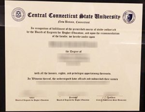 中央康涅狄格州立大学毕业证 CCSU Central Connecticut State University degree