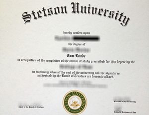 斯泰森大学毕业证 Stetson University degree